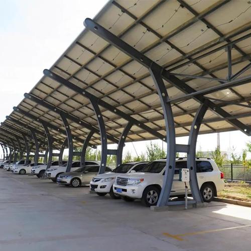 工厂光伏车棚 太阳能充电停车棚 硕标新能源生产企业